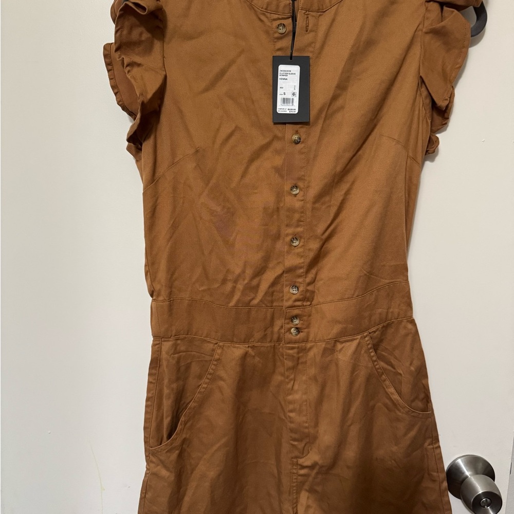 Joe's Jeans Henna Button-Up Romper - Picture 3 of 5